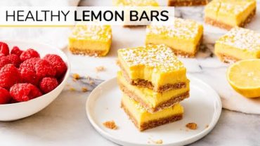 VIDEO: LEMON BARS | easy, healthy recipe