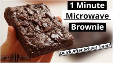 VIDEO: 1 Minute Microwave BROWNIE ! The EASIEST Chocolate Brownie Recipe