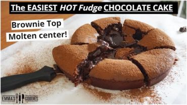 VIDEO: Hot Fudge CHOCOLATE CAKE ! Only 5 Ingredients & 5 Minutes to make! Dreo Air Fryer Review!
