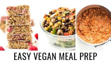 VIDEO: 6. VEGAN MEAL PREP | easy & healthy recipes