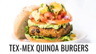 VIDEO: TEX-MEX QUINOA VEGGIE BURGERS | Collab with Sweet Potato Soul