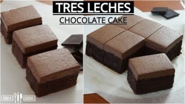 VIDEO: Tres Leches CHOCOLATE CAKE recipe ( Pastel Tres Leches de Chocolate ) Chocolate 3 Milk Cake