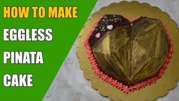 VIDEO: How to make Pinata cake at home – Eggless Pinata cake with Surprise Goodies #lockdownrecipes