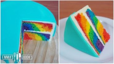 VIDEO: Rainbow Cake Recipe ( One Pan Recipe )