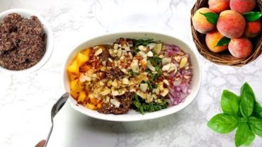 VIDEO: Weight Watchers Quinoa Peach Salad Video Recipe | Bhavna’s Kitchen