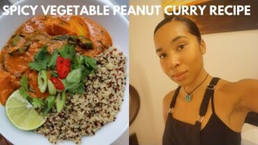VIDEO: Spicy peanut vegetable curry | FULL RECIPE