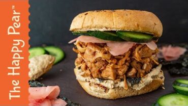 VIDEO: VEGAN ASIAN UMAMI BURGER | FEBURGERARY | THE HAPPY PEAR X CLEARSPRING