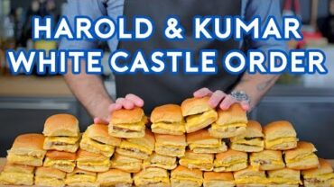 VIDEO: Binging with Babish: White Castle Order from Harold & Kumar