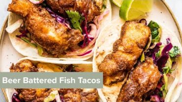 VIDEO: Beer Battered Fish Tacos #shorts