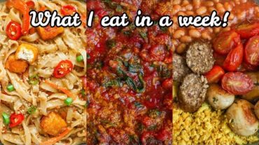 VIDEO: What I eat in a week| Vegan