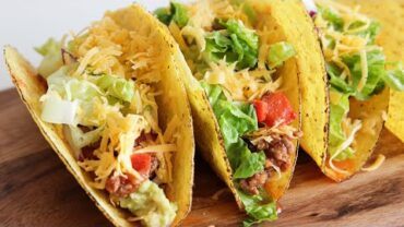 VIDEO: THE BEST Ground Beef Tacos Recipe