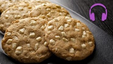 VIDEO: White Chocolate Chip Cookies | ASMR Cooking Sounds 4K
