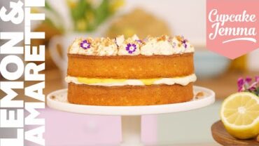 VIDEO: Lemon & Amaretti Jubilee Party Cake | Cupcake Jemma Channel