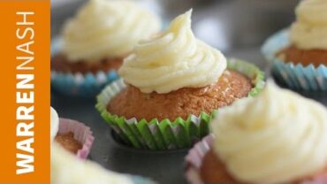 VIDEO: Lemon Cupcakes – with Lemon Curd filling – Recipes by Warren Nash