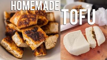 VIDEO: HOMEMADE FIRM TOFU!! SO EASY!!