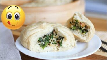 VIDEO: CHINESE CHIVE AND MUSHROOM BUNS!! (VEGAN)