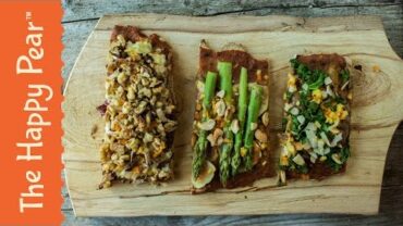 VIDEO: Vegan Pizza 3 Ways! | THE HAPPY PEAR