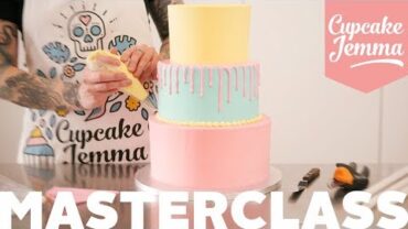 VIDEO: Tiered Cake Stacking how-to Masterclass | Everything you need to know | Cupcake Jemma