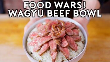 VIDEO: A5 Wagyu Roti Don from Food Wars! | Anime with Alvin