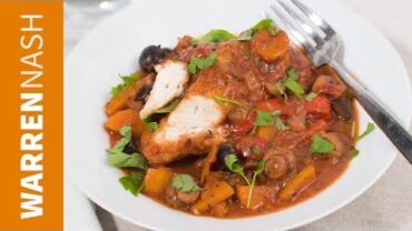 VIDEO: Chicken Cacciatore Recipe – Traditional Italian Hunters Stew – Recipes by Warren Nash