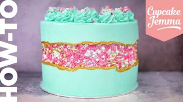 VIDEO: Full FAULT LINE CAKE Tutorial! | Cupcake Jemma