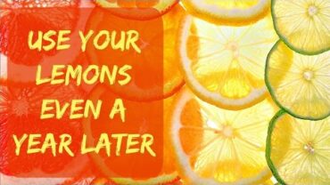 VIDEO: How to Store Lemons, Limes, Oranges & Grapefruit For Long Time In The Freezer