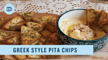 VIDEO: Greek Style Pita Chips Recipe