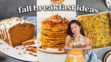 VIDEO: 7 fall breakfasts ideas 🍂🥞 (more than just pumpkin)