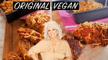 VIDEO: VEGAN CHEESEBURGER MEATLOAF | Paula Deen’s Meatloaf |The Edgy Veg