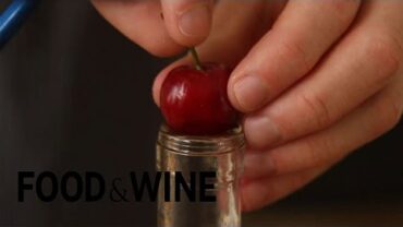 VIDEO: How to Pit Cherries with Chopsticks | Mad Genius Tips | Food & Wine