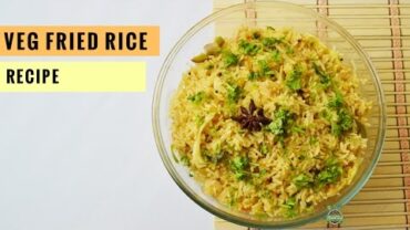 VIDEO: vegetable fried rice recipe – Indian Style cooking