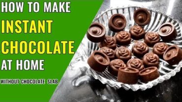 VIDEO: How to make Instant home made chocolate without slab – होममेड चॉक्लेट रेसिपी
