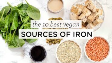 VIDEO: BEST VEGAN IRON SOURCES ‣‣ 10 High Iron Foods