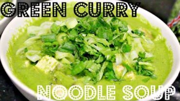 VIDEO: EASY VEGAN GREEN CURRY NOODLE SOUP (Feat. Jenny Mustard) ♥ Cheap Lazy Vegan