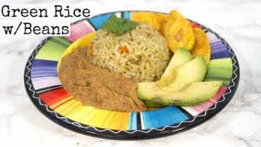 VIDEO: Green Rice and Beans | Vegan Food