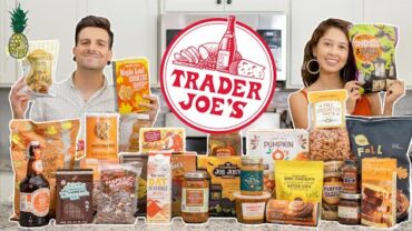 VIDEO: Trying the “BEST” Fall Items at Trader Joe’s | $100 Grocery Haul