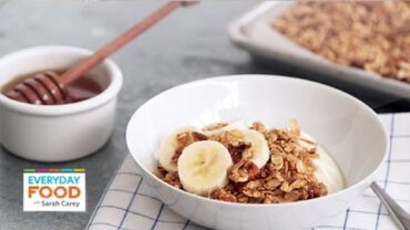 VIDEO: Crunchy Honey-Pecan Granola – Everyday Food with Sarah Carey