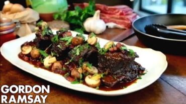 VIDEO: Slow Cooking Beef Short Ribs | Gordon Ramsay