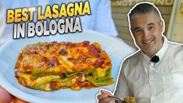 VIDEO: Searching for the BEST LASAGNA in Bologna