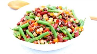 VIDEO: Healthy Four Bean Salad | Clean & Delicious