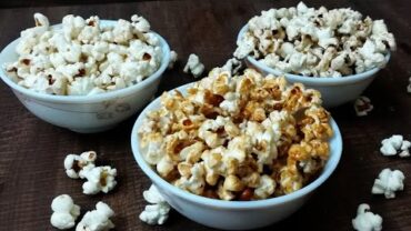 VIDEO: Flavoured Popcorn recipe at home – how to make pop corn at home on cooktop