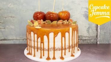 VIDEO: Beautiful Toffee Apple Cake Recipe | Cupcake Jemma