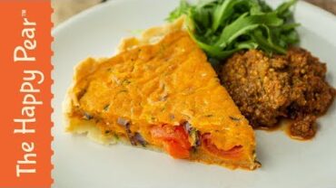 VIDEO: VEGAN QUICHE | THE HAPPY PEAR