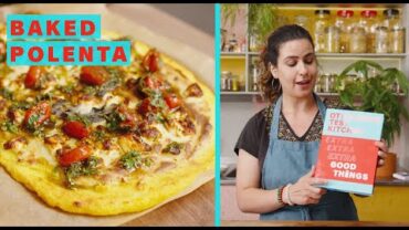 VIDEO: Baked polenta with feta, béchamel and za’atar tomatoes | Ottolenghi Test Kitchen Extra Good Things