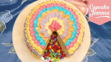 VIDEO: How to Make a Piñata Cake! | Cupcake Jemma