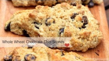 VIDEO: Clean & Delicious Whole Wheat Chocolate Chip Scones