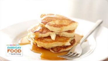 VIDEO: Apple-Buttermilk Pancakes – Everyday Food with Sarah Carey