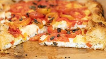 VIDEO: Tomato & Feta Phyllo Tart: A Greek Summertime Tart