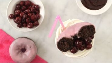 VIDEO: Black Forest Cake Shake – OMG!  – Everyday Food with Sarah Carey