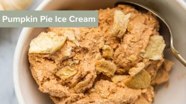 VIDEO: Pumpkin Pie Ice Cream #shorts